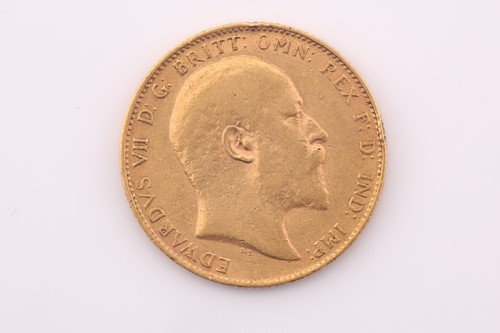 Lot 411 - An Edward VII sovereign, dated 1910