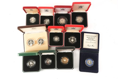 Lot 392 - A collecton of Royal Mint Silver Proof...