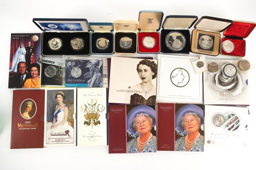 Lot 399 - A collection of commemorative crown size...