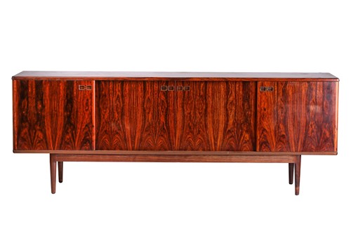 Lot 258 - A rosewood sideboard, late 1960s, designed by...