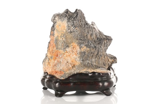 Lot 187 - For the Scholars desk, a small viewing stone,...