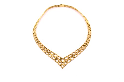 Lot 65 - A Gilbert Albert designed for Omega necklace...