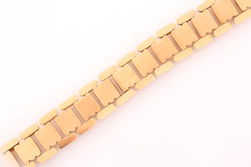 Lot 271 - A French yellow precious metal bracelet,...