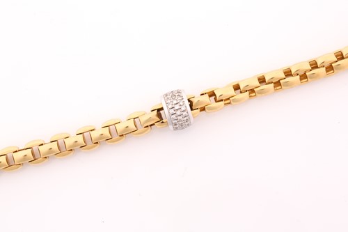 Lot 110 - An 18ct yellow gold 'Eka' necklace, with...