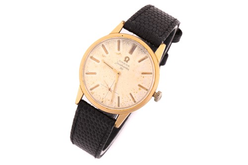 Lot 518 - A hand-wound Omega Seamaster 30 with a gold...
