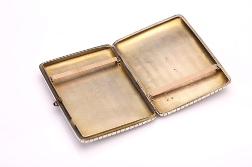 Lot 493 - An early 20th-century Russian silver cigarette...