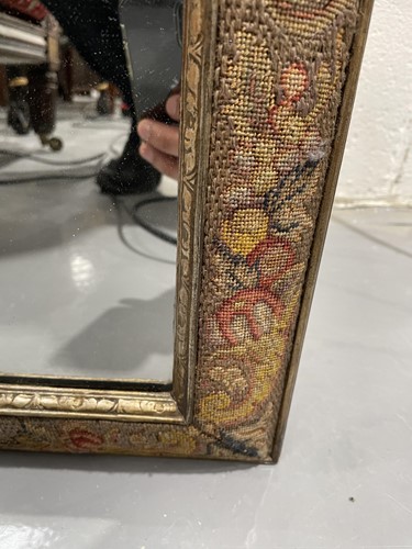 Lot 219 - A Charles II-style mirror with figural faux...