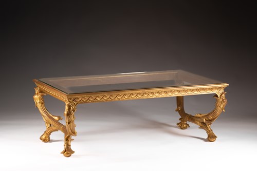 Lot 298 - A French Empire style carved wood and gilt...