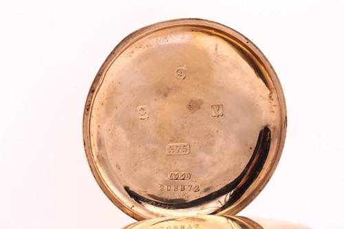Lot 508 - A Dennison Watch Case Company 9ct yellow gold...