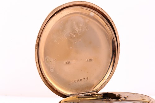Lot 508 - A Dennison Watch Case Company 9ct yellow gold...