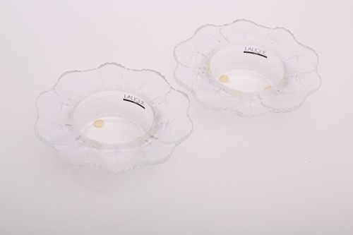 Lot 522 - A set of four St Louis style champagne coupes,...