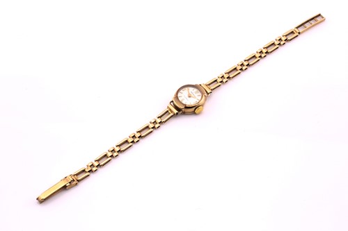 Lot 511 - A Regency lady's hand-wound wristwatch in 9ct...