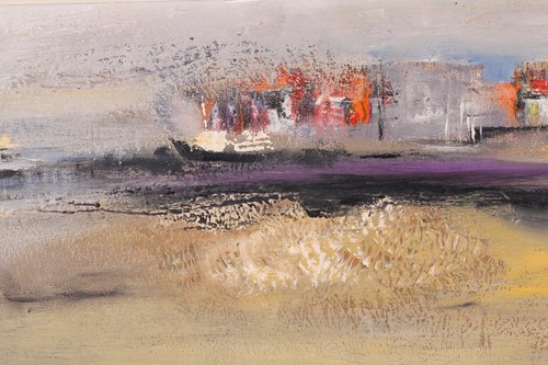 Lot 39 - Richard Kingston (1922-2003), 'Outskirts', oil...