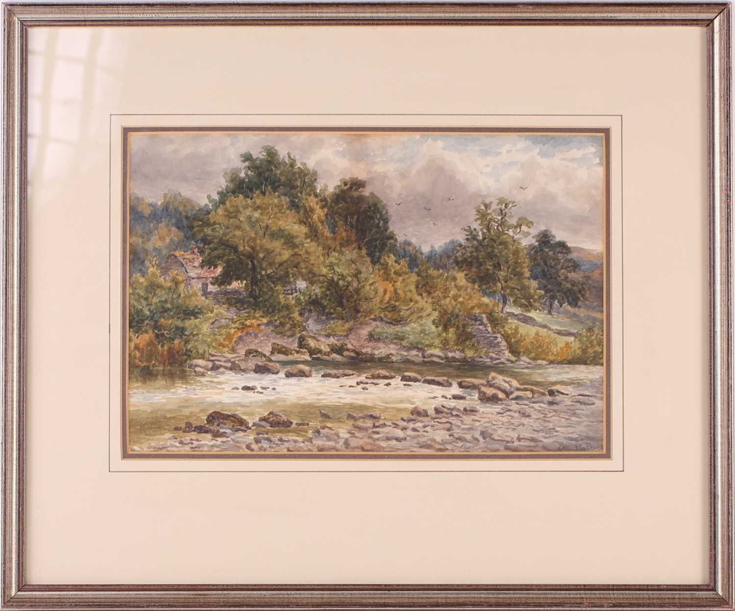 Lot 79 - Lillian Woodcock (act. 1891-1921), landscape,...