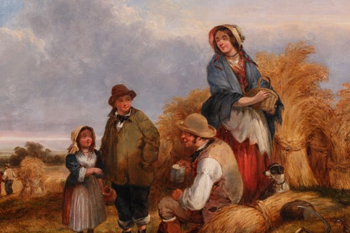 Lot 76 - William Shayer (1787-1879) British, 'Harvest...