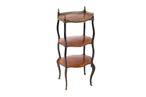 Lot 290 - A French Napoleon III gallery topped Rosewood...
