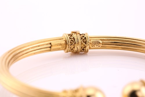 Lot 96 - LALAOUNIS - torc style hinged bracelet, the...