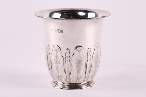 Lot 576 - An early 20th-century silver beaker, London...