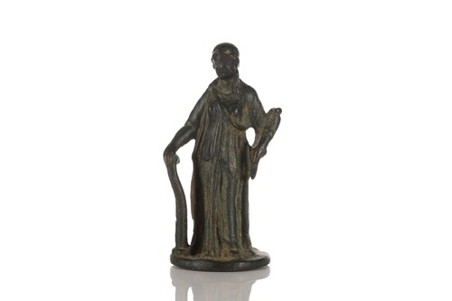 Lot 340 - A well cast Romano British bronze figure of...