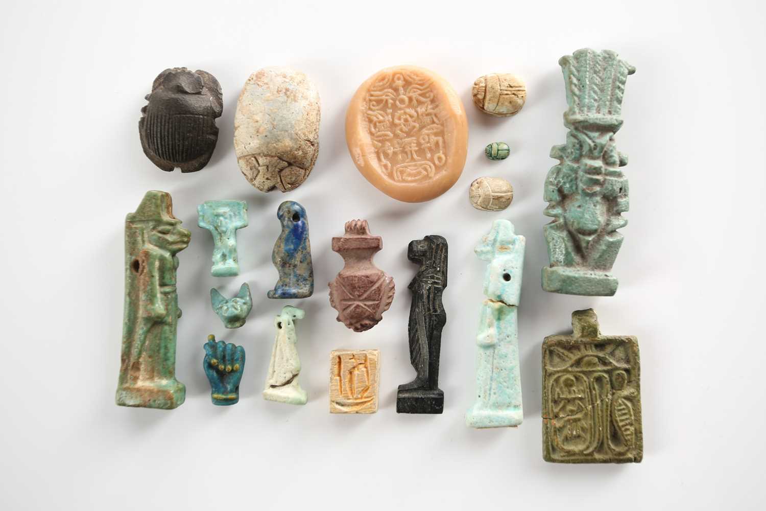 Lot 443 - A collection of ancient Egyptian antiquities,...