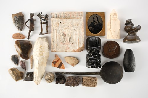 Lot 446 - A collection of antiquities and later objects...