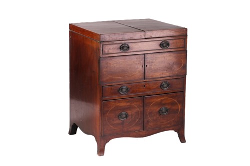 Lot 236 - A George III Heppelwhite style satinwood...
