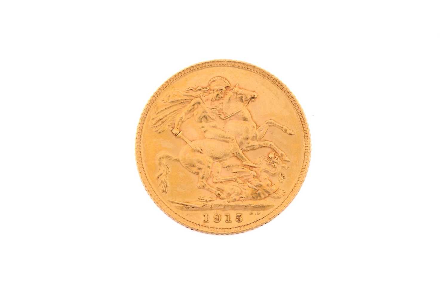 Lot 484 - A George V 1915 gold sovereign