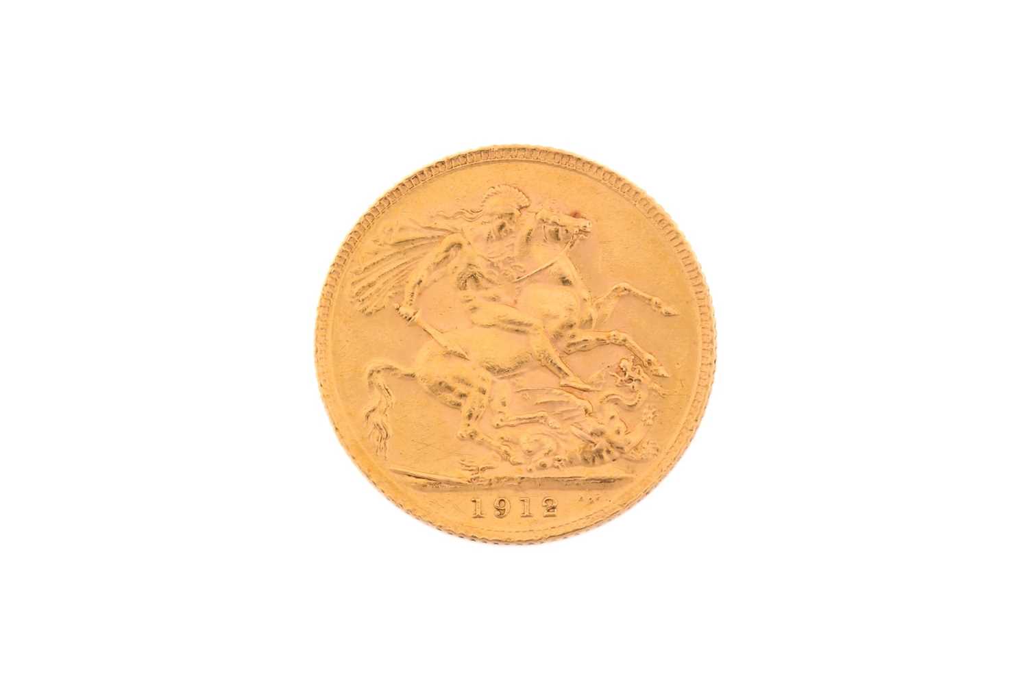 Lot 479 - A George V 1912 gold sovereign