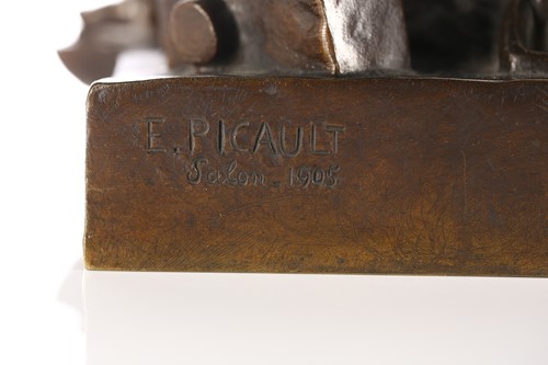 Lot 343 - Emile Louis Picault (1833-1915), 'La Forge', a...