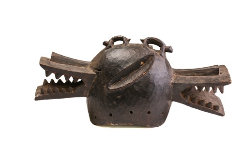 Lot 194 - A Senufo Janus 'Firespitter' helmet mask,...
