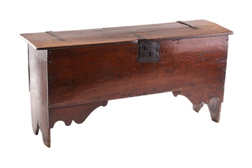 Lot 341 - A late 17th early 18th century "Six Plank"...