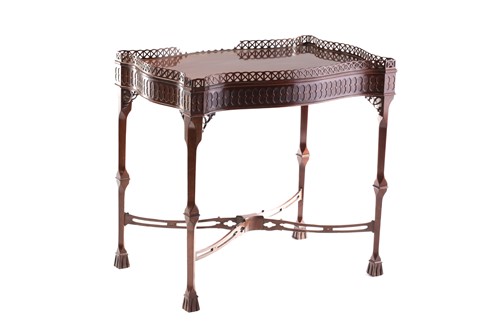 Lot 334 - A Howard & Sons of Berner st, mahogany silver...