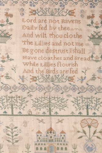 Lot 546 - Two 19th century samplers, one by Elizabeth...