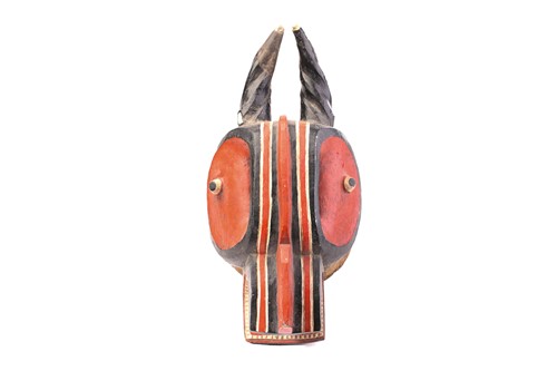 Lot 221 - A Baule Goli Glen helmet mask,Ivory Coast,...