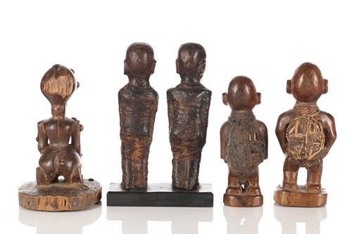 Lot 202 - Two Kongo power figures, Nkisi, Democratic...