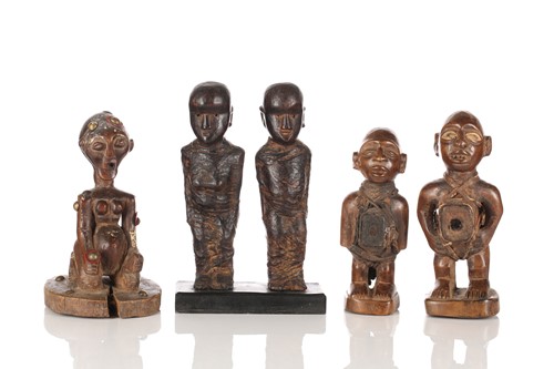 Lot 202 - Two Kongo power figures, Nkisi, Democratic...