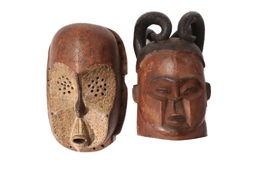 Lot 146 - A Kusu Janus helmet mask, Democratic Republic...