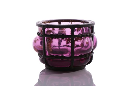 Lot 522 - A Daum Nancy, Louis Marjorelle art amethyst...