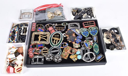 Lot 589 - A large single-owner collection of belt...