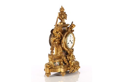 Lot 425 - A late 19th century Samuel Marti et Cie 8-day...