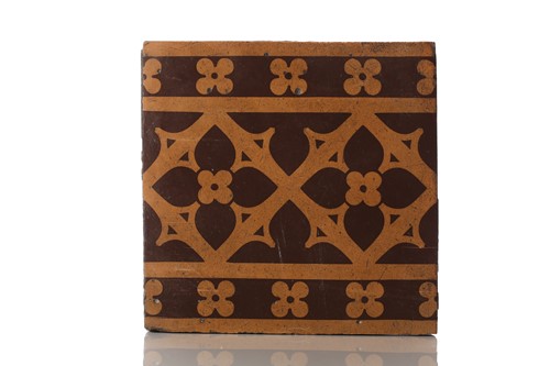 Lot 575 - Augustus Welby Pugin: an encaustic tile for...