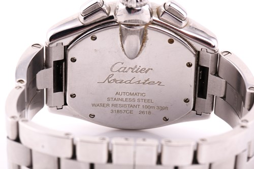 Lot 474 - A Cartier Roadster XL chronograph 2618 on...