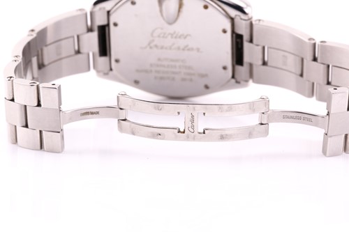 Lot 474 - A Cartier Roadster XL chronograph 2618 on...