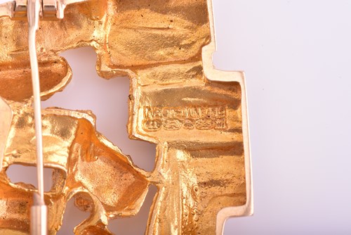 Lot 295 - Bjorn Weckstrom for Lapponia, a modernist 15ct...