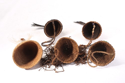 Lot 165 - Four Lega Bwami hats, Democratic Republic of...