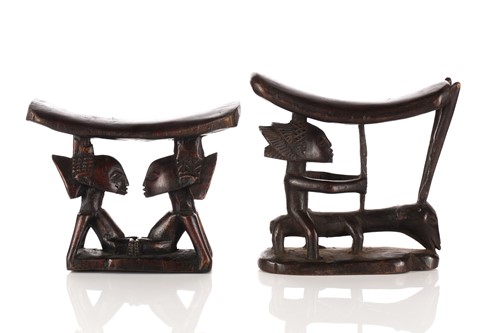 Lot 206 - A Luba Shankadi neck rest, Democratic Republic...