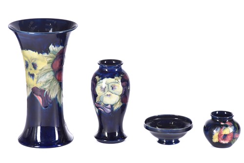 Lot 485 - Four items of Moorcroft, comprising a large...