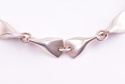 Lot 12 - Georg Jensen - a necklace and matching...