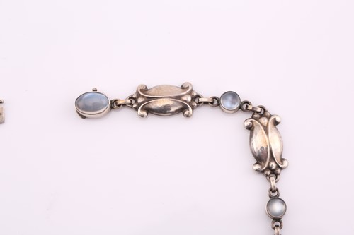 Lot 18 - Georg Jensen - 'Moonlight Blossom' necklace,...