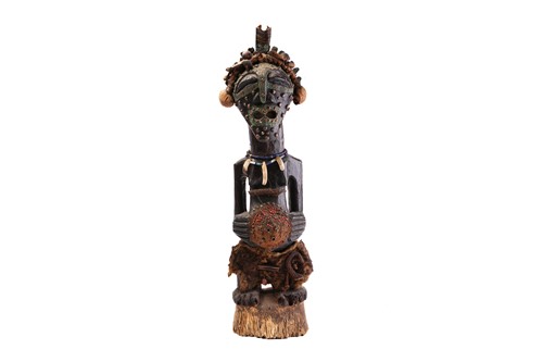 Lot 190 - A large Songye community power figure, (Nkisi),...